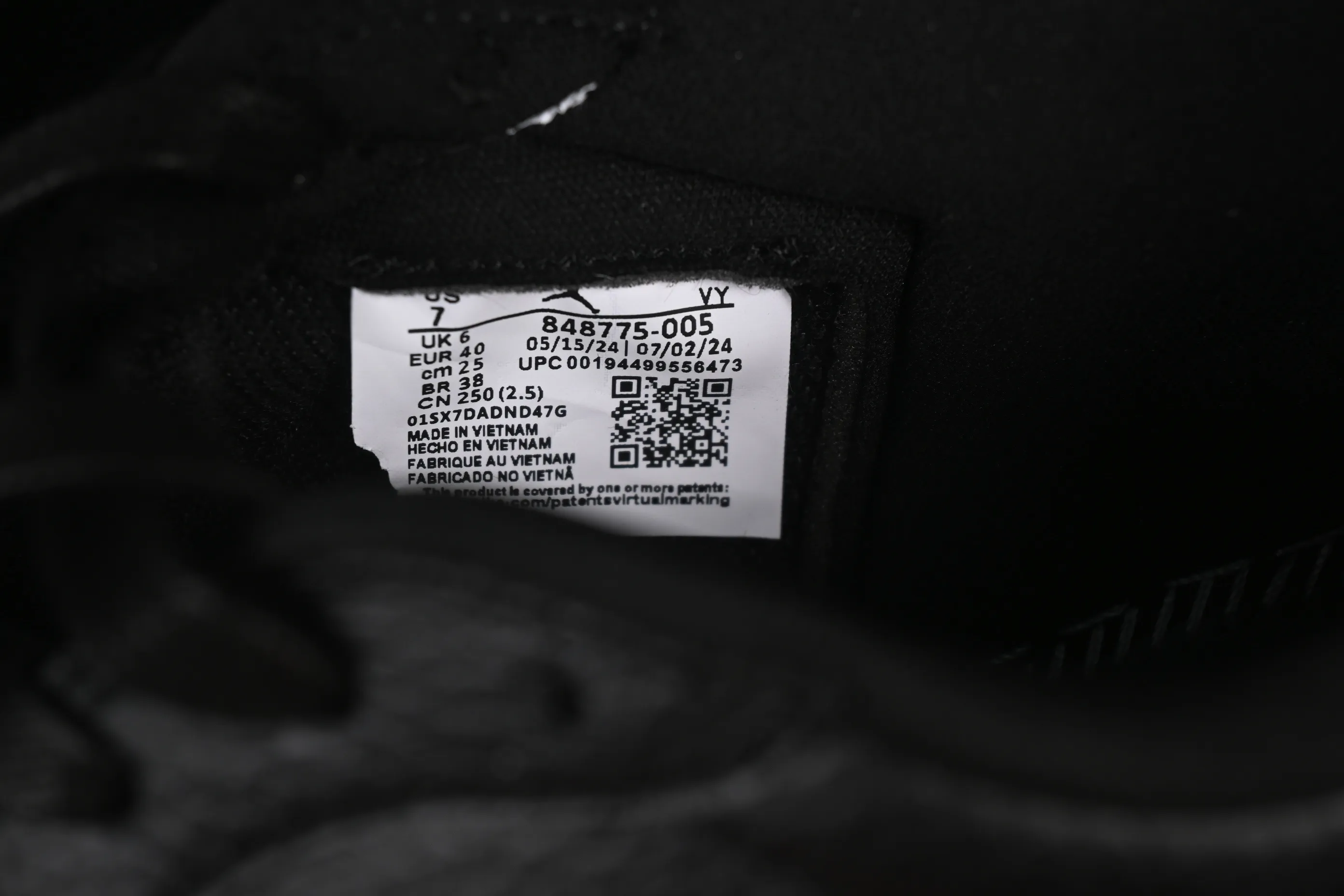 All categories Air Jordan Jordan series basketball shoes Air Jordan 1 Low Air Jordan 1 Low "Black Sail" AJ1 Joe 1 solid color low-top retro culture basketball shoes 848775-005